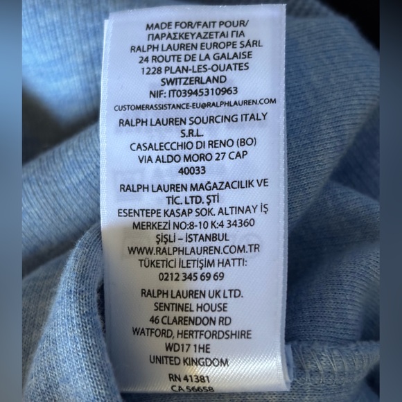 Ralph Lauren Men's Light Blue Zip-Up Sweater - Picture 2 of 10